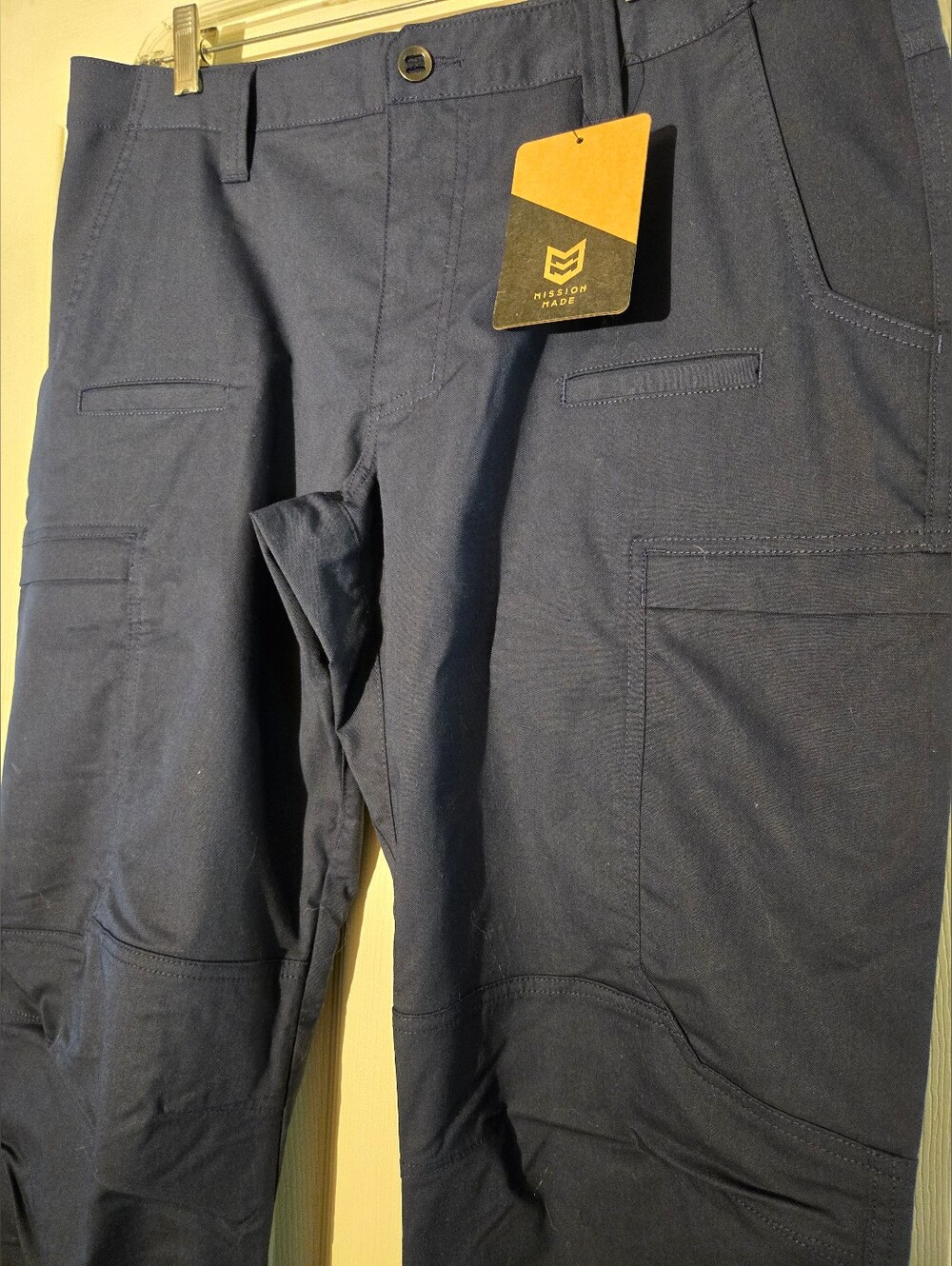 NWT Men's Navy Mission Made Pants 36 X 34